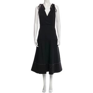 NWT Proenza Schouler White Label black midi dress